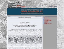 Tablet Screenshot of genocide.pl